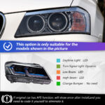 BMW 5 Series G30 LED headlights 2018-2020 daytime running light upgrade, high-end headlight assembly - LED indicator lights, right side. - Image 7