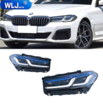 Square LED projector daytime running lights (45W) for 2013-2020 4 Series F32 headlight assemblies - compatible with 2016-2020 models using the original 6-pin connector.