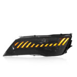 The new LED headlights and daytime running lights are suitable for retrofitting the headlight assemblies of 2012-2016 Audi A5 and S5 models, and include a water flow steering upgrade function. - Image 2
