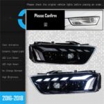 LED projector headlight assemblies for 2013-2018 Audi Q3 RS models, used for dynamic flowing light cornering start function - Original xenon headlights for 2016-2018 models. - Image 8