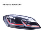 LED headlight assembly for Volkswagen Passat B7 2011-2016 models, DRL concealed design LED headlights, car styling - single unit. - Image 7