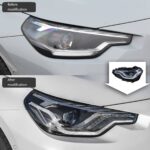 LED dual-color variable gold angel eye headlight assembly, suitable for BMW 3 Series E90 M5 style lightning headlights - original xenon headlights - Image 4
