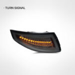 Taillight assembly upgrade for Porsche Panamera 970.2 2014-2016 models, featuring LED sequential turn signals and dynamic lights, plug and play - red or black. - Image 2