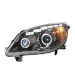 Upgraded LED taillights compatible with Volkswagen Touareg 2003-2010 7L, dynamic sequential turn signals, brake lights, and reverse lights are plug-and-play - Taillights, Black - Image 2