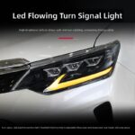 Suitable for BMW 3 Series E90 318i 320i headlight upgrade with angel eye LED DRL xenon projector headlights - single-sided - Image 2