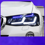 Suitable for headlight assembly lenses and LED light strips (yellow and white dual-color) on 2013-2018 BMW 3 Series F30 and F35 models - Original LED lights - Image 2