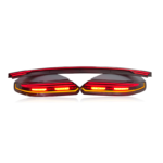 Suitable for Audi A4L LED taillight assembly, retrofit LED taillight assembly, LED brake lights, A4L B8 headlights, daytime running lights - black