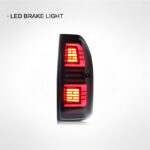 RGB digital model, 2012-2020 models, for Toyota 86 GT86, Subaru BRZ and Scion FR-S, full LED taillights with clear lenses - red, green and blue. - Image 4