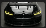 Suitable for upgrading BMW 1 Series F20 2012/2014 headlight assemblies with square LED lenses, including 6000K daytime running lights (12V, dual-mount), compatible with original xenon headlights. - Image 3