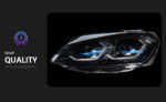 Suitable for 2013-2017 Volkswagen Golf 7 models, and for BMW G22 style dual-color LED projection headlight assemblies with high-brightness daytime running lights. - Image 3