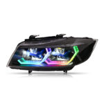 Premium headlight assembly for BMW X3 F25 F26 F98. Full-color RGB LED headlight kit. Plug and play installation - 2014-2017, right side. - Image 4