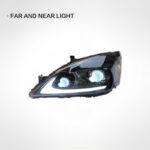 Lamborghini-style LED projector daytime running lights for 2016-2017 Honda Accord 9.5 model headlight assembly modification - Lamborghini style - Image 4