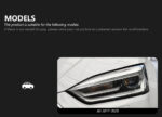 2017-2020 Audi A3 Dedicated 12V New LED Headlight Assembly Matrix Daytime Running Lights and Flowing Turn Signals Retrofit 8-Year Service - Left + Right, High-End LED - Image 4