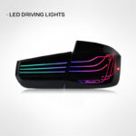 Suitable for Volkswagen Amarok 2008-2020 headlight assemblies, upgraded with LED projection lenses, DRL sequential turn signals, and Bi-LED technology. - Image 2