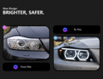 This package is suitable for 2019-2022 BMW X5 G05 models and can be converted to X5M/MT models. It includes a front bumper, rear bumper, headlights, taillights, and body kit - G05 old model to new MT four-door package. - Image 3
