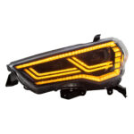 17-18 LED Headlights for Toyota Prado LC200 Land Cruiser with Dynamic Direction Lighting - New LED Indicator Lights - Black, Left + Right - Image 3