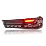 Plug and play compatible with BMW 3 Series G20 G28 2020-2025 models, featuring RGB taillights, floating LED sequential turn signals, and dynamic start-up animation (red, green, blue). - Image 2