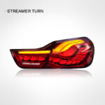 Upgraded taillight assemblies for 2010-2017 BMW X3 F25 models, featuring new LED daytime running lights and sequential turn signals. - Applicable to both old and new taillights for 2010-2017 BMW X3 models. - Image 3