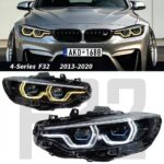 Suitable for 2005-2021 Mitsubishi Pajero V97 and V93 headlight assemblies, used for retrofitting LED daytime running lights and continuous turn signals - Cool White - Image 4
