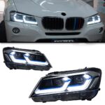 BMW 5 Series G30 LED headlights 2018-2020 daytime running light upgrade, high-end headlight assembly - LED indicator lights, right side. - Image 4