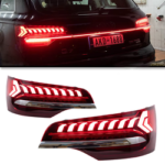 Full LED taillight assembly for Audi A6 C7 2012-2015, C8 style upgrade with sequential turn signals and dynamic daytime running lights, 12V, brand new - light strips. - Image 7