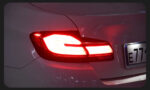 High-brightness dual-color LED projection headlight assembly with arrow design, suitable for 2010-2013 BMW X3 F25 upgraded models. - Yellow, correct. - Image 2