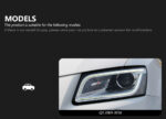 Upgraded dual-color LED headlights for BMW E90 2005-2012, white and yellow dual-color DRL sequential turn signals, plug and play - yellow and white, 36 watts. - Image 4
