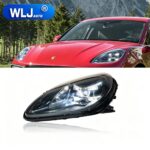 Suitable for 2015-2018 Porsche Cayenne models, this upgraded version features new LED headlight assembly and daytime running lights.