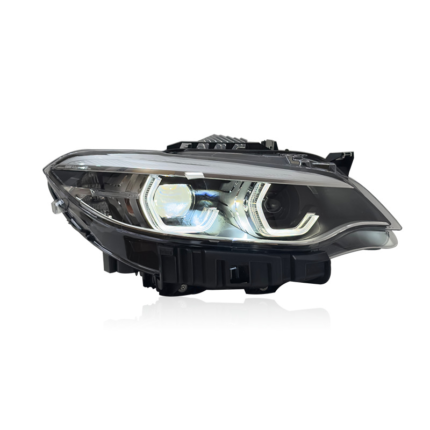 LED continuous turn signal headlight assembly upgrade suitable for 2005-2012 BMW 3 Series E90 vehicles - original xenon headlights.
