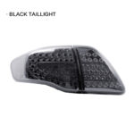 Toyota Prado (Land Cruiser 120) 2003-2009 model LED taillight assembly, LED daytime running lights and dynamic sequential turn signals - Black - Image 8
