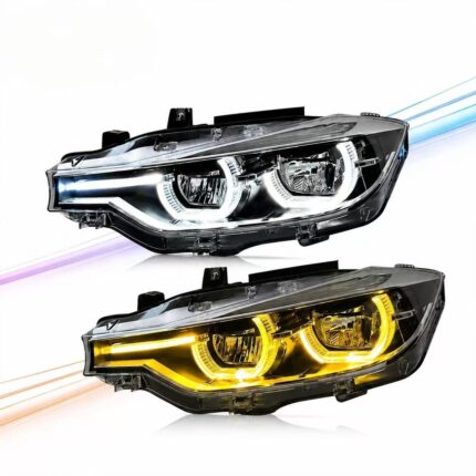 Projection lens for 2013-2020 BMW 3 Series GT F34 LED headlights, suitable for 3 Series car headlight assemblies - Blue