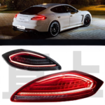 Suitable for taillight assemblies of Porsche Cayennes from generations 11 to 14, for retrofitting with new LED turn signals - black