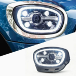 Suitable for X3 G01 G08 12V LED headlights 2018-2021 DRL dynamic turn signals. Brand new ABS material - original high-specification LEDs require bumper replacement/dual-color adjustment.