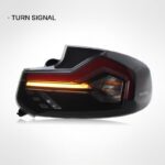Suitable for 3 Series F30/F35 ABS taillight assembly 320/328 LED blacked-out sequential turn signals in red - LED taillights with sequential turn signals for 2013-2018 models, black. - Image 3