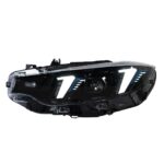 Suitable for 2013-2019 BMW F32 M4 headlight assemblies, spoon-shaped bi-color white and yellow LED DRL plug-and-play car lights - 10 pins - Image 4