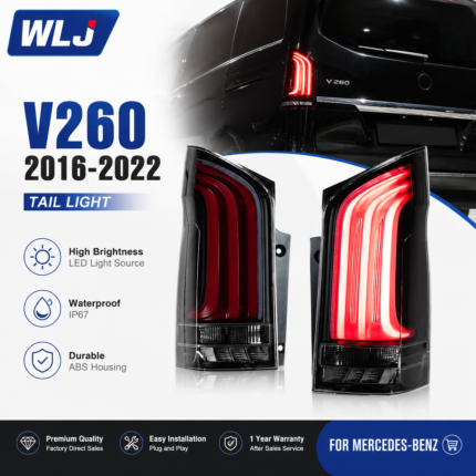 LED headlights were used on Mercedes-Benz two-door coupes from 2009 to 2017, including the W207, A207, C207, and E-Class. - A pair of double-lidded headlights