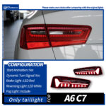 Upgrade to LED taillights with sequential turn signals - left + right - suitable for 2003-2012 Audi A3 models. Original 2008-2012 models. - Image 6