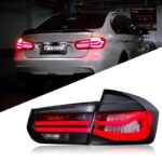 New MINI F56/F55 Headlights, LED Daytime Running Lights, Flowing Turn Signals, ABS, 12V 50W 6000 Lumens - White, Bentley Style Headlight for MINI