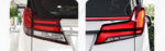 Toyota Corolla 2007-2010 LED Taillight Assembly, LED Daytime Running Lights, Brake Lights, Turn Signals, Rear Lights - Automotive Lighting Accessories - Black - Image 2