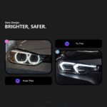 Taillight assembly for 4 Series F32/F36 and M4 F82 models, featuring new red LED DRLs and sequential turn signals - 4 Series CSL Tail Light, BMW 4 Series CSL Smoked Black Version (Single Side) - Image 5