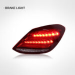 The all-new 2013-2019 Mercedes-Benz GLA W177 has been upgraded from the base model to the high-end model with red LED butterfly taillights - Red, Butterfly Full LED Taillight Assembly (Single Side). - Image 2