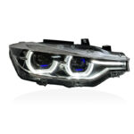 BMW 7 Series G12 LED headlights (2016, 2017, 2018); BMW G11 blue frame LED headlights (2016-2018); G12 headlights - cool white, left + right. - Image 3