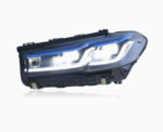 Square LED projector daytime running lights (45W) for 2013-2020 4 Series F32 headlight assemblies - compatible with 2016-2020 models using the original 6-pin connector. - Image 2