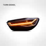 High-quality LED car taillight assembly for Audi A7, S7, RS7 2011-2018. New car taillight upgrade, turn signals - left + right, black. - Image 4