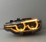 Blueberry-colored LED projection headlights with sequential turn signals (DRL) for BMW 3 Series G20 G28 2019-2022 - Natural White - Image 3