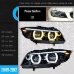 LED dual-color variable gold angel eye headlight assembly, suitable for BMW 3 Series E90 M5 style lightning headlights - original xenon headlights - Image 8