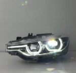 DBH automotive yellow, white, and amber tri-color laser projection headlights are suitable for the new headlight assemblies of the BMW 3 Series F30/F31/F35. - Image 4