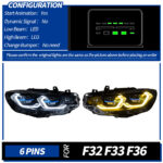 High-quality car headlights suitable for 2019 and 2024 BMW 3 Series, G20, and G28 original adaptive laser headlights with LED light upgrade laser - 20-22 - Image 6