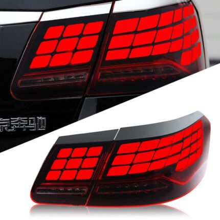 Mercedes-Benz C-Class Coupe Taillight Assembly - New Red LED Daytime Running Lights, Brake Lights, Sequential Turn Signals, 12V OLIVER - Red, Class C Coupe Taillight Assembly - Single Side