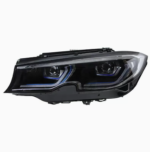 New Mini R50 headlight assembly with LED daytime running lights, sequential turn signals, 12V ABS material, compatible with R50/R52/R53 - R50 / R52 / R53 full LED headlights (single side). - Image 5